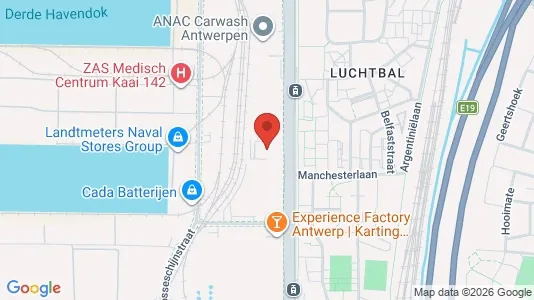 Liikekiinteistöt Vuokrattavana i Stad Antwerp - Kuva Google Street Viewstä