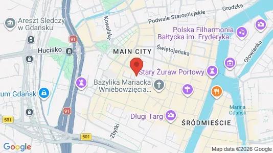 Lokale biurowe Do wynajęcia i Gdańsk - kort over placeringen