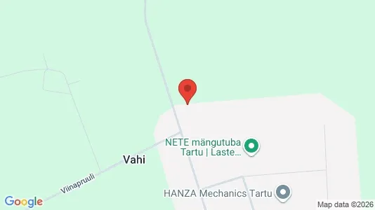 Commercial properties for sale i Tartu - kort over placeringen
