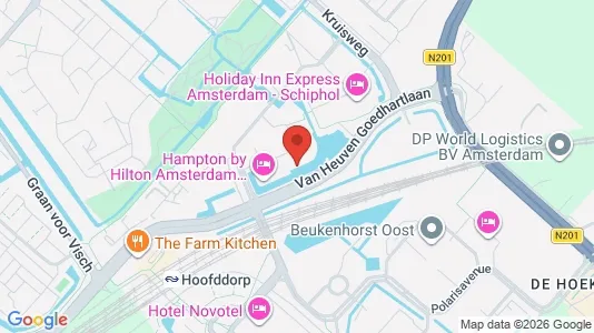 Kontorlokaler til leje i Haarlemmermeer - kort over placeringen