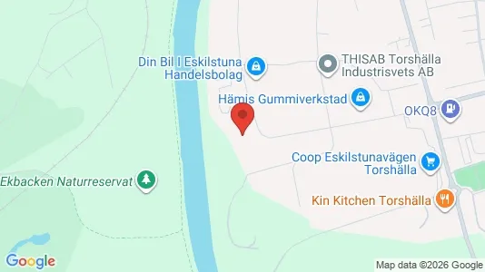 Gewerbeflächen zur Miete i Eskilstuna – Foto von Google Street View