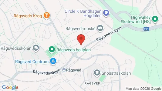 Lagerlokaler för uthyrning i Söderort - kort over placeringen
