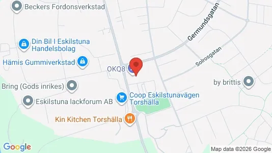 Toimistotilat Vuokrattavana i Eskilstuna - kort over placeringen
