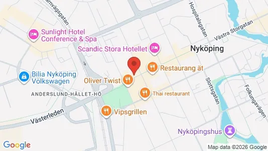 Espacios de oficina En alquiler i Nyköping - kort over placeringen