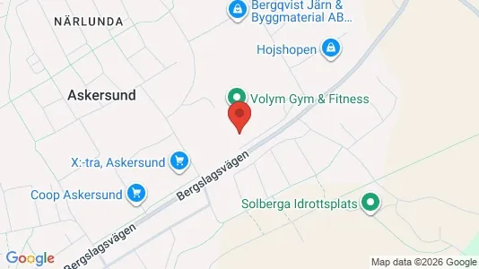 Industrial properties for rent i Askersund - kort over placeringen
