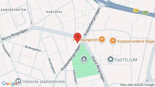 Kontorlokaler til leje i Västerås - Foto fra Google Street View