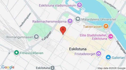 Toimistotilat Vuokrattavana i Eskilstuna - Kuva Google Street Viewstä
