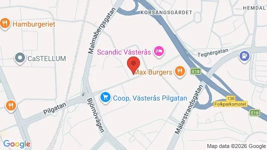 Gewerbeflächen zur Miete i Västerås – Foto von Google Street View
