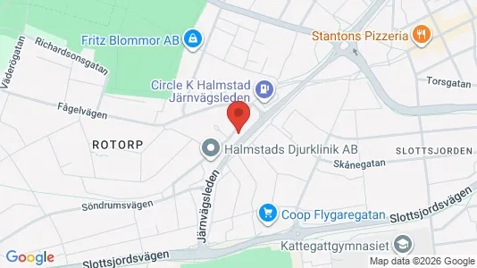 Büros zur Miete i Halmstad – Foto von Google Street View