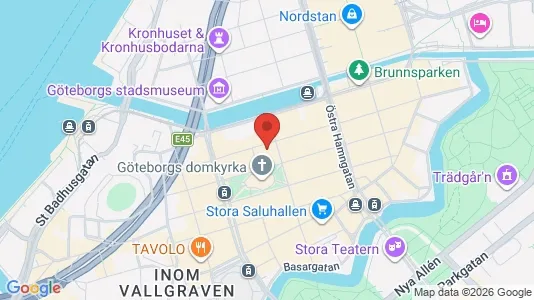 Kontorslokaler för uthyrning i Göteborg Centrum - kort over placeringen