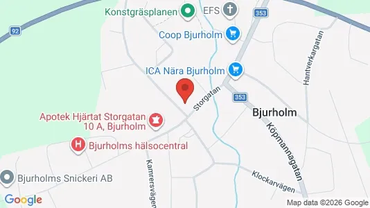 Commercial properties for sale i Bjurholm - kort over placeringen