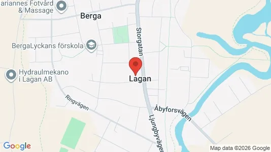 Commercial properties for sale i Ljungby - kort over placeringen