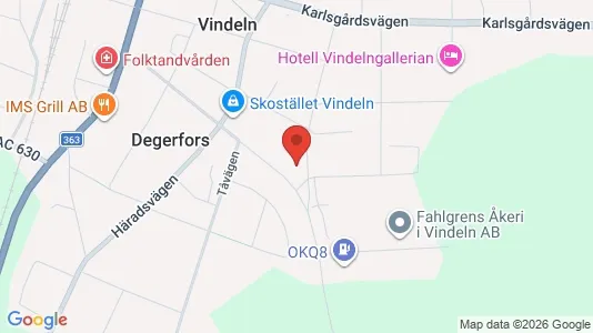 Företagslokaler till salu i Vindeln – Foto från Google Street View