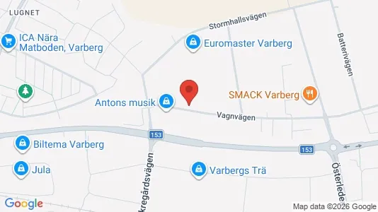 Kontorlokaler til leje i Varberg - Foto fra Google Street View