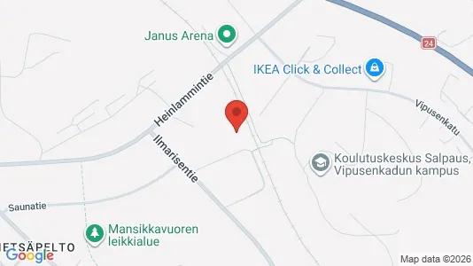 Warehouses for rent i Lahti - kort over placeringen