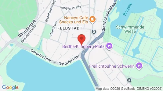 Lokale biurowe Do wynajęcia i Schwerin - kort over placeringen