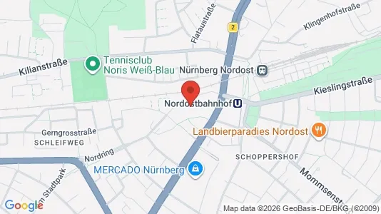 Kantorruimte te huur i Nuremberg - Foto uit Google Street View