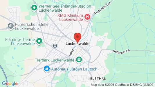 Gewerbeflächen zur Miete i Teltow-Fläming – Foto von Google Street View