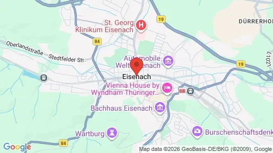 Teollisuuskiinteistöt Vuokrattavana i Eisenach - Kuva Google Street Viewstä