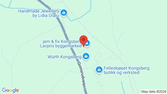 Lager zur Miete i Kongsberg – Foto von Google Street View