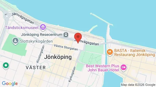 Toimistotilat Vuokrattavana i Jönköping - kort over placeringen
