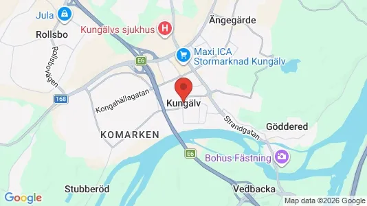 Shops for rent i Kungälv - kort over placeringen