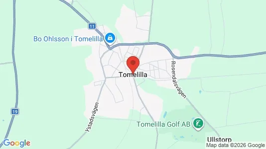 Ladenlokale zur Miete i Tomelilla – Foto von Google Street View