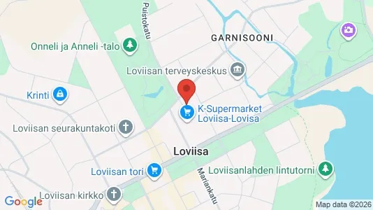 Commercial properties for rent i Loviisa - kort over placeringen
