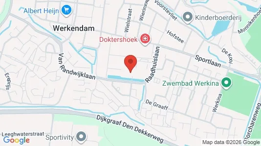Commercial properties for rent i Werkendam - kort over placeringen
