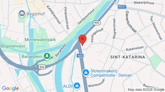 Kontorer til leie i Brugge – Bilde fra Google Street View