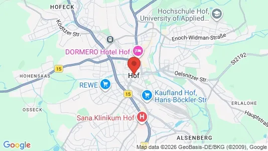 Kantorruimte te huur i Hof - Foto uit Google Street View