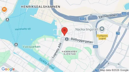 Kantorruimte te huur i Hammarbyhamnen - Foto uit Google Street View