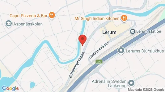 Toimistotilat Vuokrattavana i Lerum - kort over placeringen