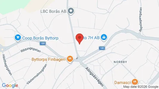 Kontorslokaler för uthyrning i Borås – Foto från Google Street View