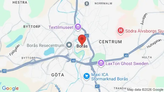 Butikslejemål til leje i Borås - Foto fra Google Street View