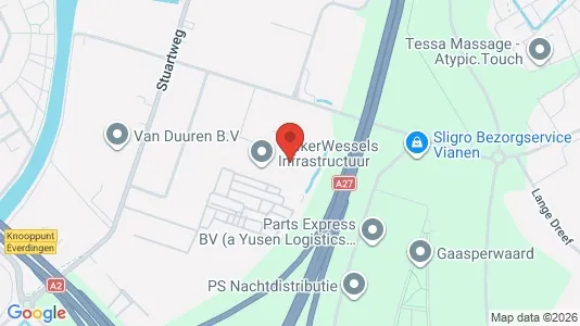 Commercial properties for rent i Vianen - kort over placeringen