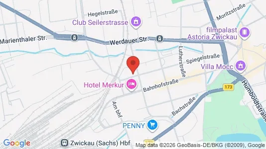 Büros zur Miete i Zwickau – Foto von Google Street View