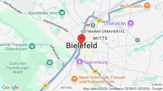 Büros zur Miete i Bielefeld – Foto von Google Street View