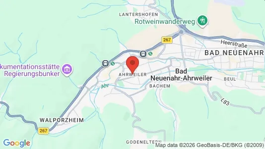 Kontorlokaler til leje i Ahrweiler - kort over placeringen