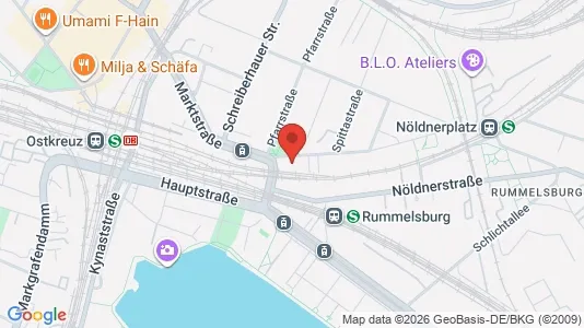 Gewerbeflächen zur Miete i Berlin Lichtenberg – Foto von Google Street View