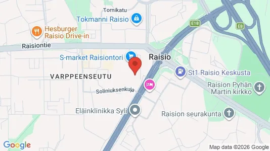 Commercial properties for rent i Raisio - Photo from Google Street View