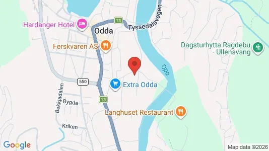Lager zum Kauf i Odda – Foto von Google Street View