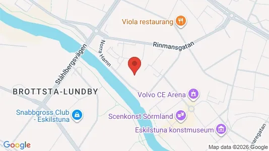 Warehouses for rent i Eskilstuna - kort over placeringen