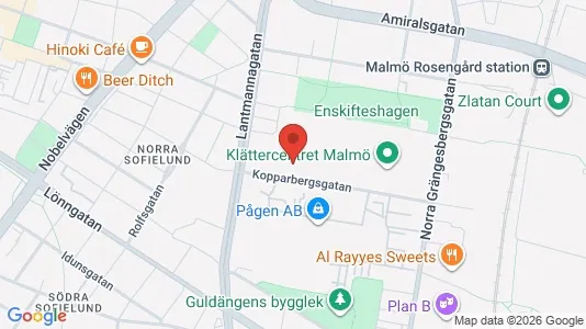 Magazijnen te huur i Sofielund - Foto uit Google Street View
