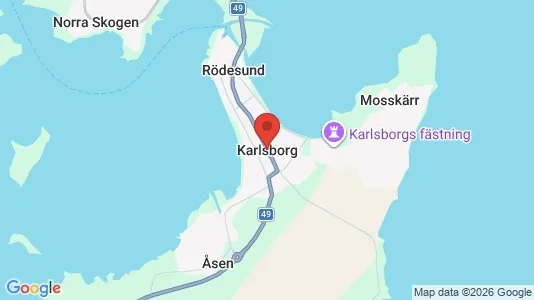 Kantorruimte te huur i Karlsborg - kort over placeringen