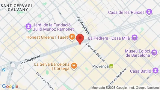 Kontorlokaler til leje i Barcelona Eixample - Foto fra Google Street View