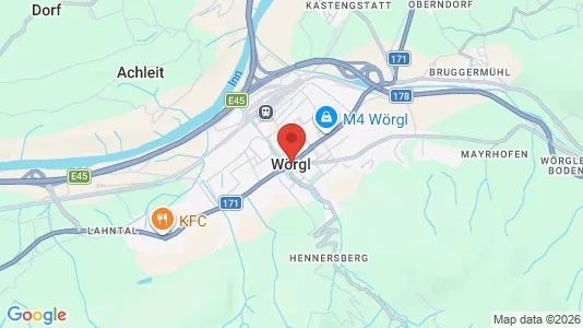 Büros zur Miete i Wörgl – Foto von Google Street View