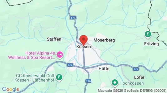 Bedrijfsruimtes te koop i Kössen - Foto uit Google Street View