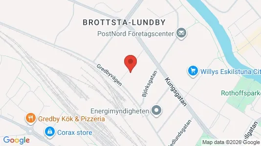 Warehouses for rent i Eskilstuna - kort over placeringen