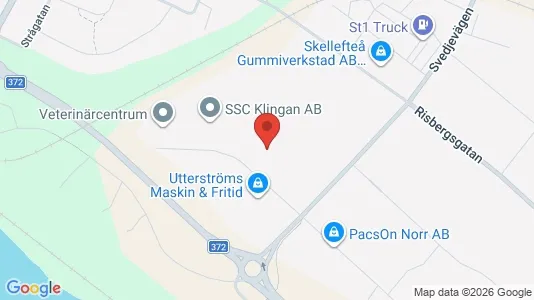 Industrial properties for rent i Skellefteå - Photo from Google Street View